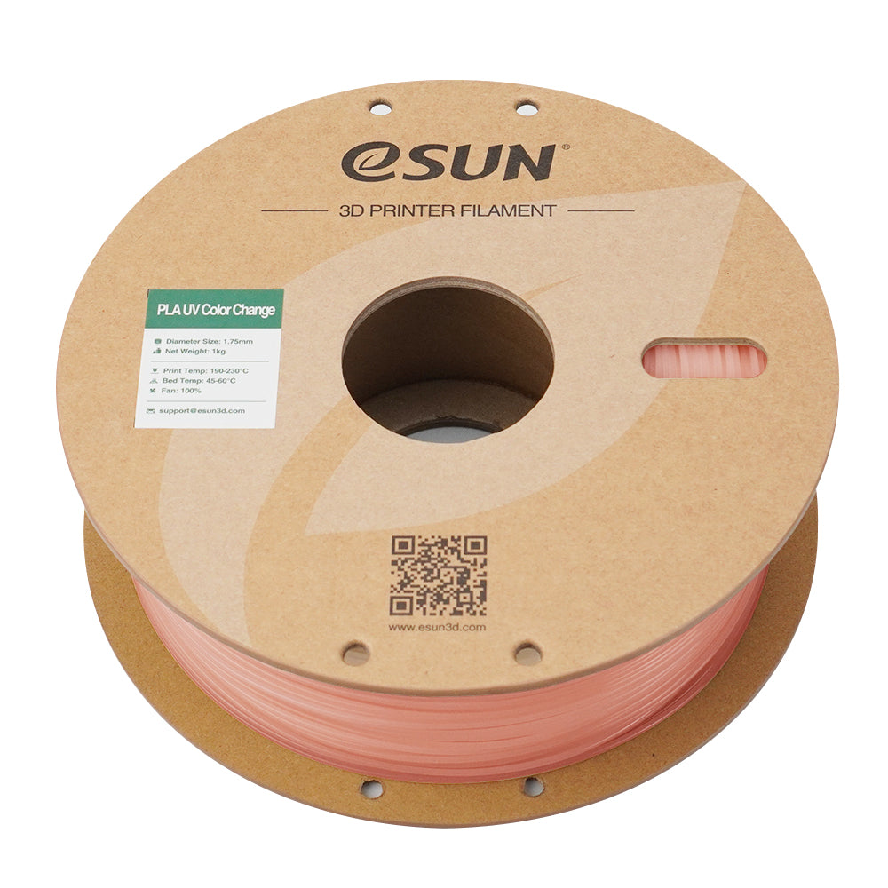 Filament PLA à changement de couleur UV, rouge | eSUN