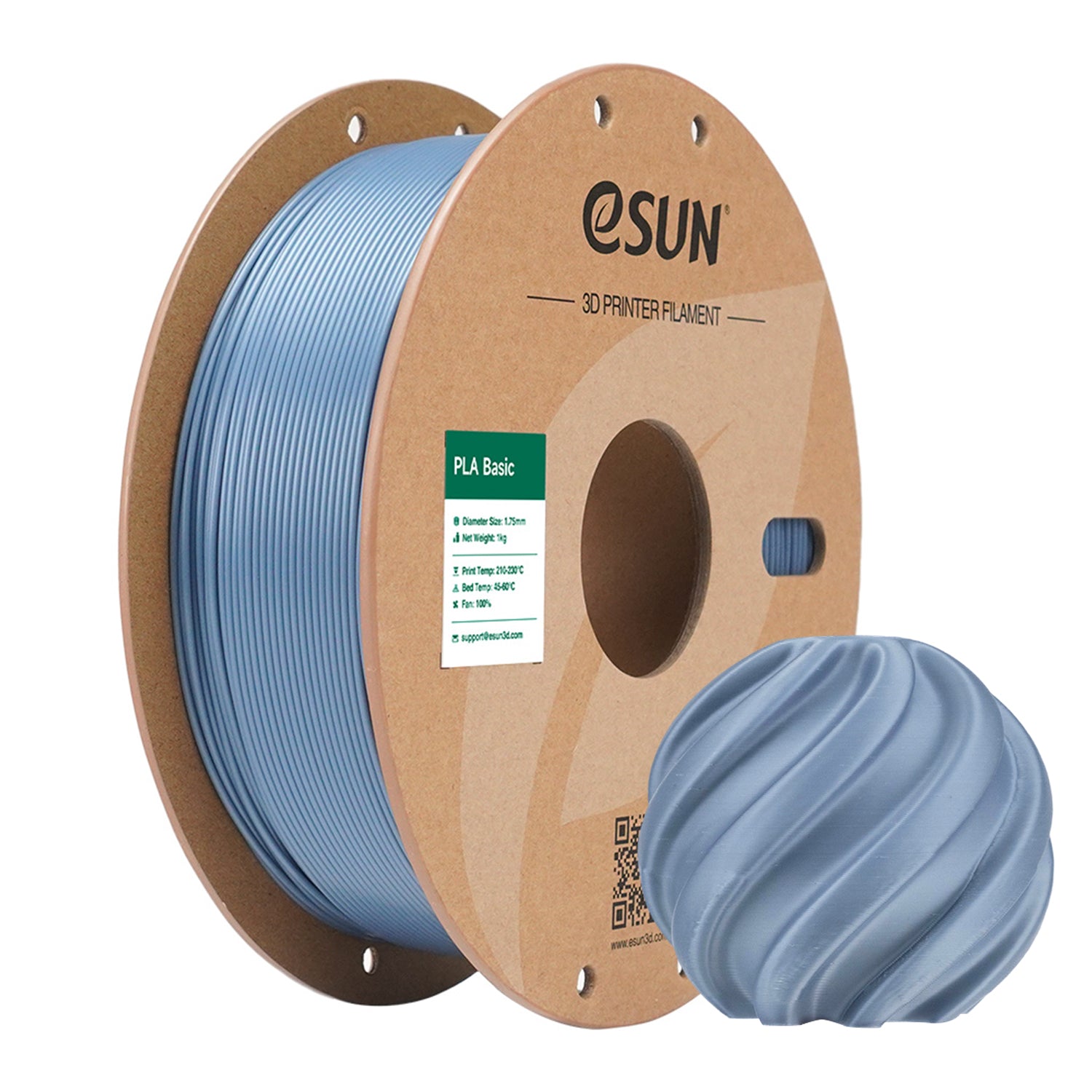 Filament PLA-Basic gris clair | eSUN