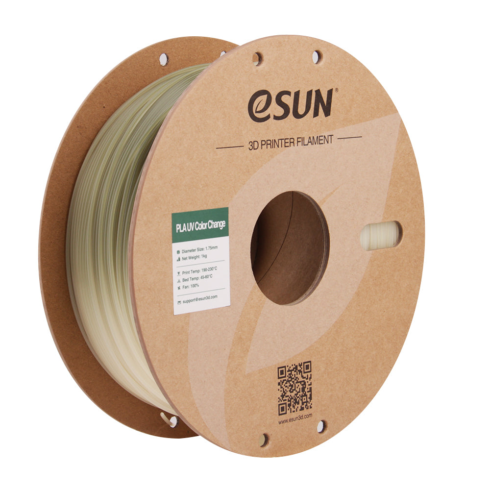 Filament PLA à changement de couleur UV, vert | eSUN