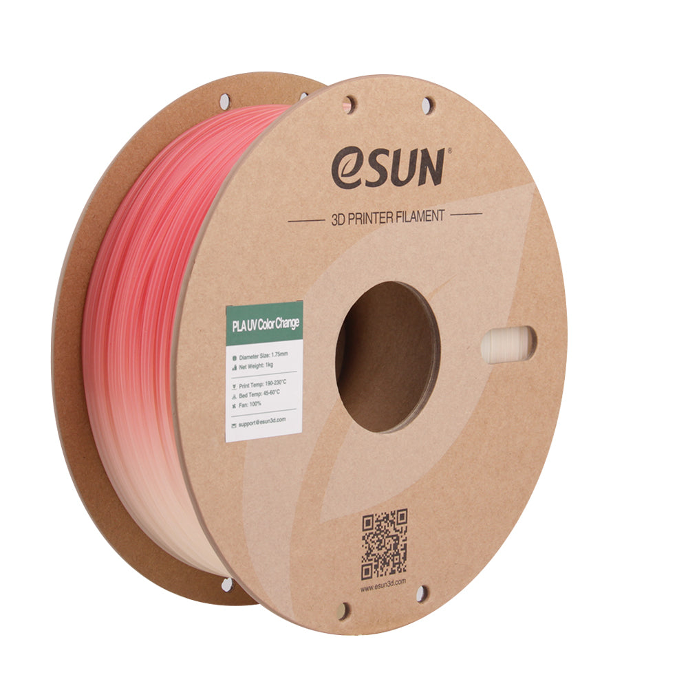 Filament PLA à changement de couleur UV, rouge | eSUN