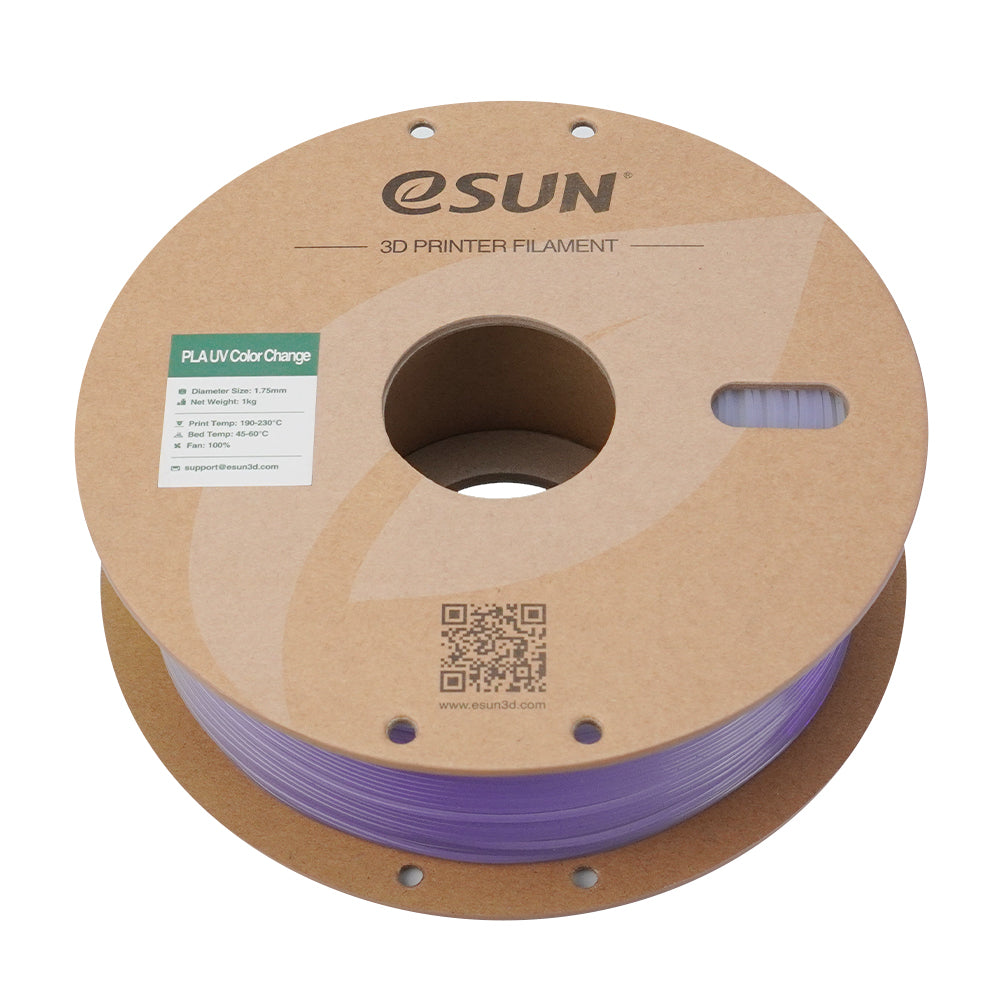 Filament PLA à changement de couleur UV, violet | eSUN