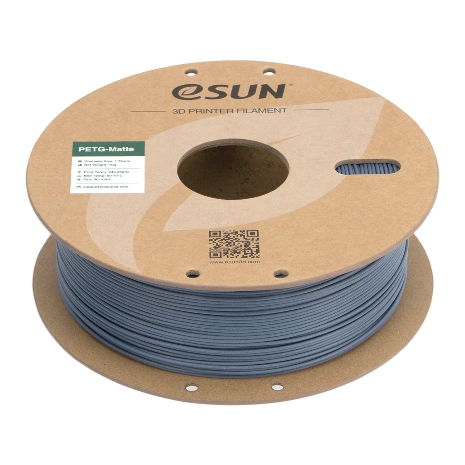 Filament PETG bleu-gris mat | eSUN