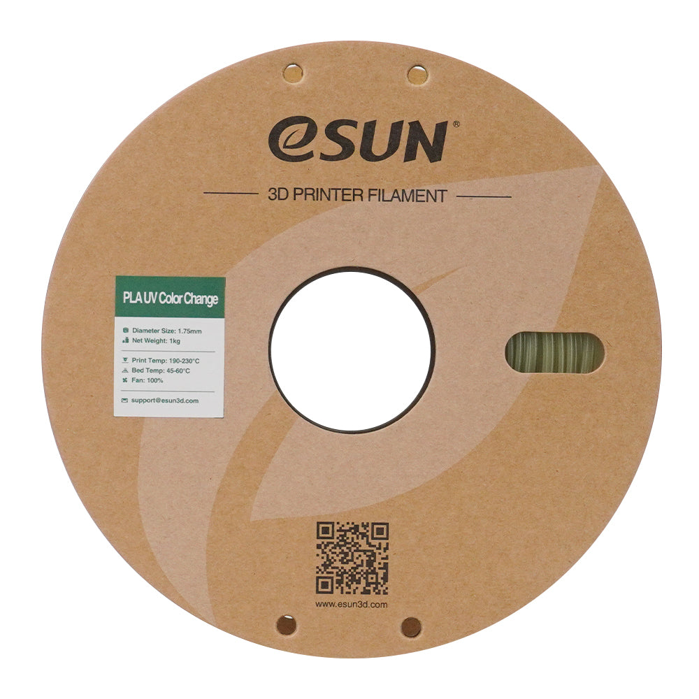Filament PLA à changement de couleur UV, vert | eSUN