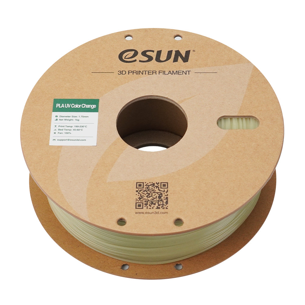 Filament PLA à changement de couleur UV, vert | eSUN