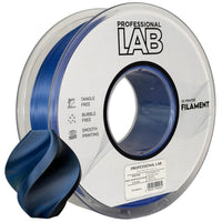 Filament Silk PLA Dual Color noir bleu | Prof. Lab