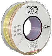 Filament Silk PLA arc-en-ciel clair | Prof. Lab