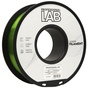 Filament PETG vert transparent | Prof. Lab