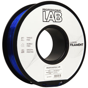 Filament PETG transparent blue | Prof. Lab