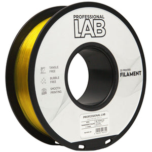 Filament PETG jaune transparent | Prof. Lab