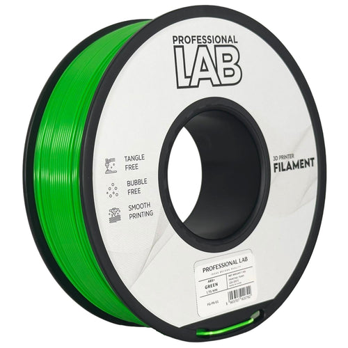 Cívka filamentu ABS+ zelená, Prof. Lab, 1,75 mm