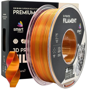 Filament Silk PLA Dual Color rouge or | Smart Print