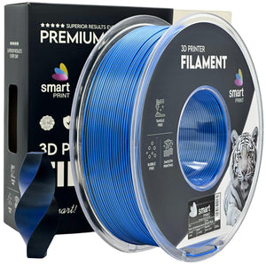 Filament Silk PLA Dual Color noir bleu | Smart Print