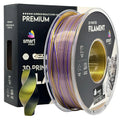 Cívka filamentu Silk PLA Tri Color černá zlatá fialová, Smart Print, 1,75 mm