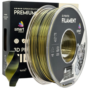 Filament Silk PLA Dual Color noir or | Smart Print